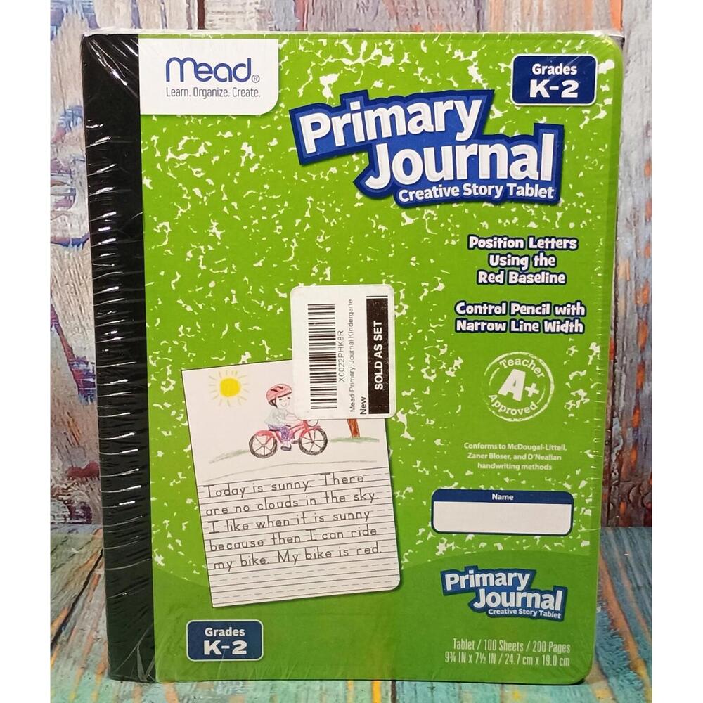 Mead Primary Journal Creative Story Tablet for Grades K-2 - 6 Pack